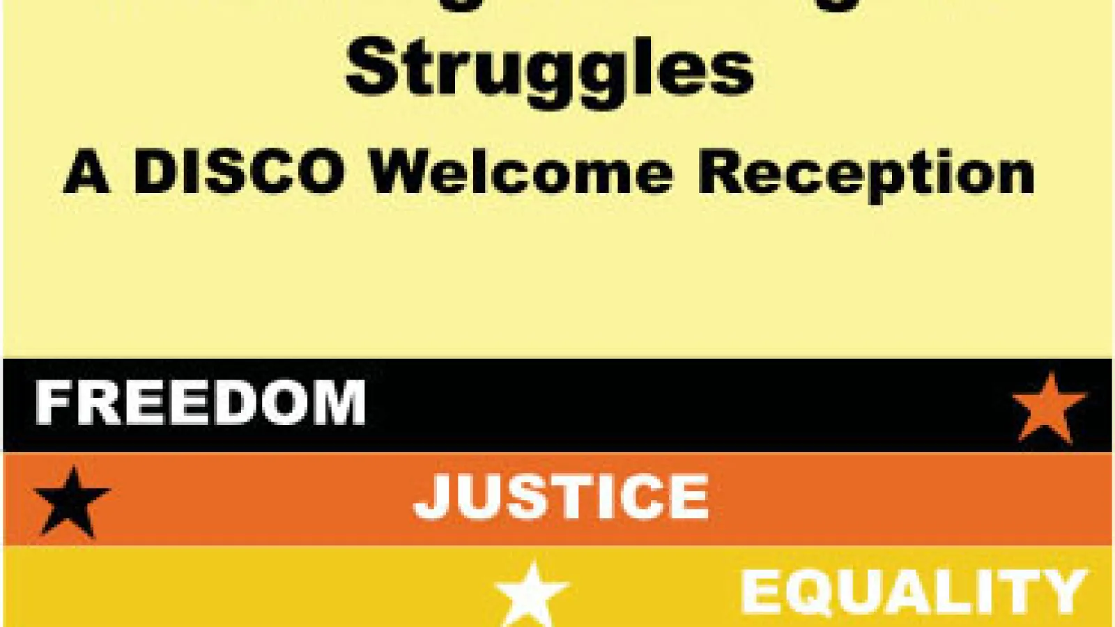 Honoring Civil Rights Struggles: 2014-2015 DISCO Welcome Reception