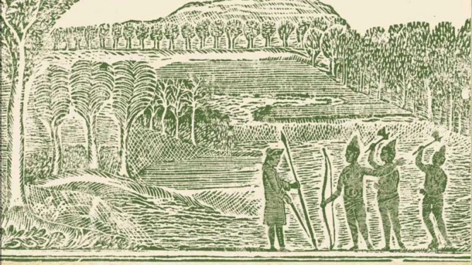 A line-drawn group of men standing in front of a field, with the words "Brethren by Nature" beneath.