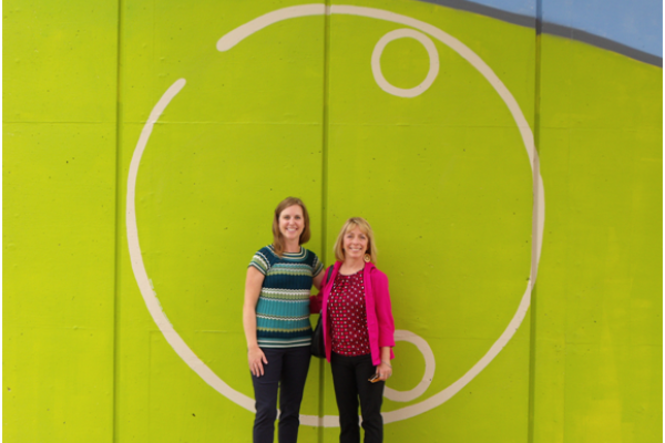 Daniele Poling and Christine Balengee-Morris